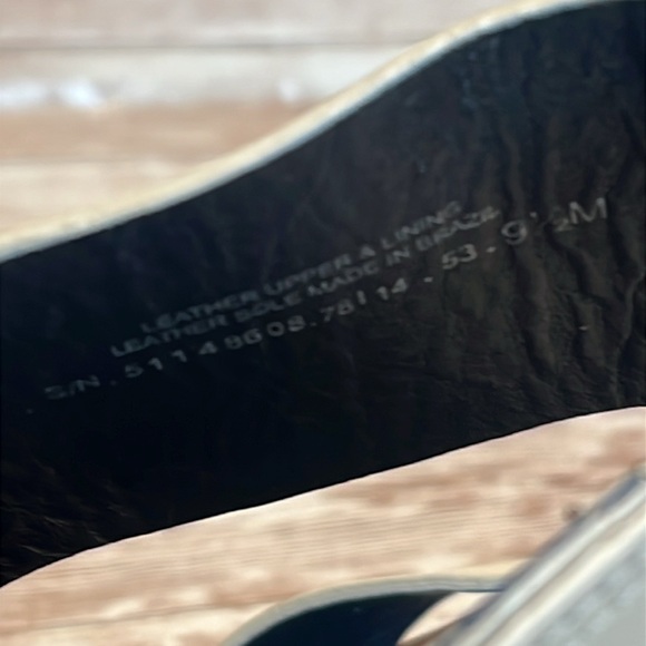 Tory Burch Butter Cream 5” Wedges Strapless Sandals Size 9-1/2M - Picture 6 of 13